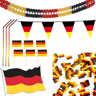 Produktbild von Partyset Deutschland Fußball Weltmeisterschaft WM Deko