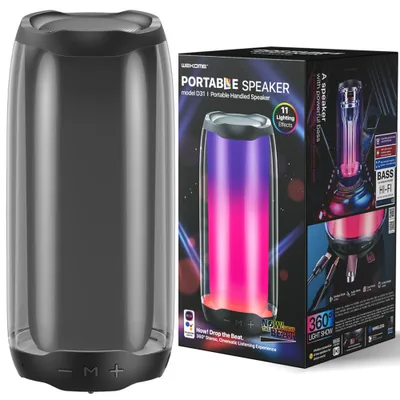 Produktbild von Wk Design Bluetooth Drahtloser Lautsprecher 5.0 Rgb 2000Mah Schwarz (D31 Schwarz)