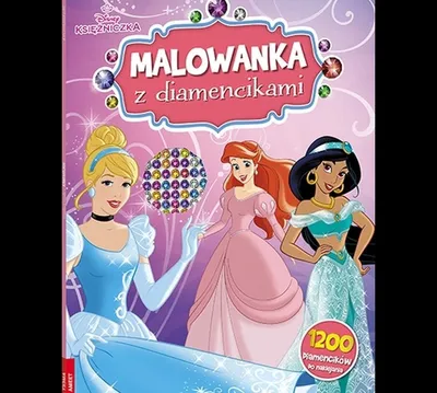 Produktbild von Disney Prinzessinnen Malvorlage mit Diamanten, Ameet DKO-9104