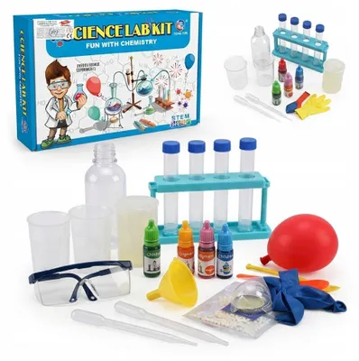 Produktbild von Großes Chemie-Labor Set für Kinder Wissenschaftliche Experimente Lernspielzeug Box