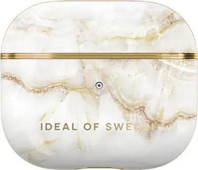 Produktbild von IDEAL OF SWEDEN, Hülle für AirPods 3 Modell Golden Pearl Marble Attraktiv, Gold