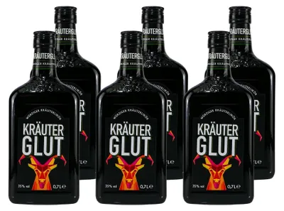 Produktbild von Kräuterglut Kräuterlikör (6 x 0,7L)