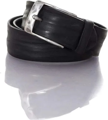 Zdjęcie produktu dla 40 mm pełny skórzany pasek 0790 czarny rozmiar 90