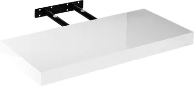 Zdjęcie produktu dla Półka ścienna Stilista Volato, 80 cm, biały połysk