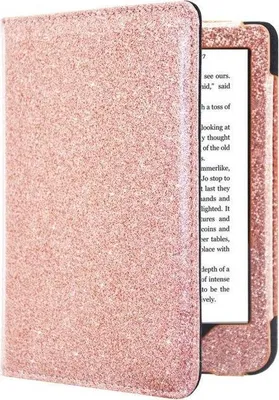Image de Dutch Shield - Luxe Case Housse pour Kobo Nia Ebook - Housse à rabat Ereader Housse de protection Cover Rose