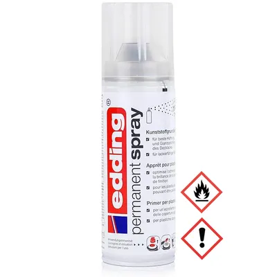 Obrázok produktu pre Edding Permanentný sprej Premium Plastic Primer bezfarebný 200ml