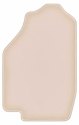 Image de Tapis conducteur moquette PREMIUM beige compatible avec Honda Civic III (1983-1987, hatchback) – avec fixations – sur‑mesure