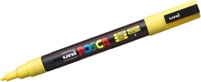 Produktbild von POSCA - POSCA PC3M F Yellow | 1 Stück | 6 Stück