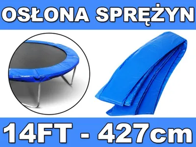 Produktbild von SkyRamiz Blauer Federschutzkragen für Gartentrampolin 427 cm/14 Fuß