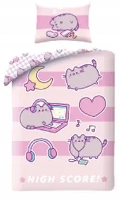 Produktbild von Halantex Pusheen Jugend Bettwäsche 140x200 Mikrofaser