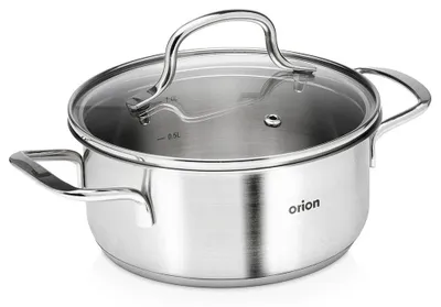 Obrázok produktu pre Orion | Hrnček s pokrievkou, nerezová oceľ, 1,4 L, vhodný na indukciu - ANETT