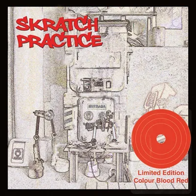 Produktbild von Skratch Practice – 7 blutrote Vinylplatten