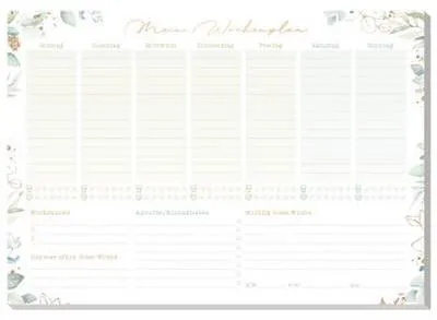 Produktbild von paper&you Tisch-Block Wochenplan A4