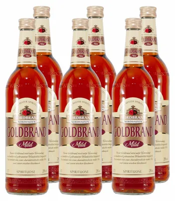 Produktbild von Nordbrand Goldbrand -mild- (6 x 0,7L)