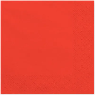 Produktbild von Servietten Uni 20Stk./33x33cm | Rot