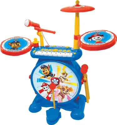 Produktbild von Lexibook Paw Patrol K610PA, Musikalisches Spielzeug, Schlagzeug-Set, MIDI-Keyboard, AA, Mehrfarbig