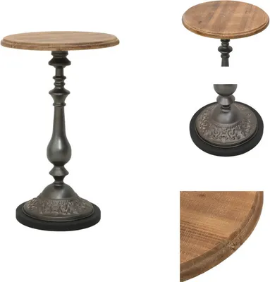 Produktbild von vidaXL Beistelltisch Tannenholz Massiv 40 x 64 cm Braun -  Beistelltische