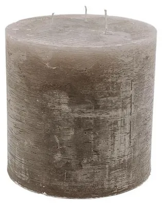 Produktbild von Branded By Stumpenkerze Ø 15 × 15 cm - Stein - ca. 90 Std.