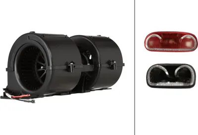 Produktbild von Innenraumgebläse 24 V 324 W 2-polig HELLA für u.a. RENAULT TRUCKS