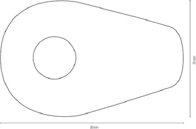 Immagine prodotto di Piastre di montaggio intelligenti HIGHSIDER Indy Spacer in alluminio nero, adatte per Yamaha