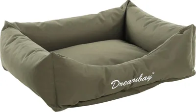 Produktbild von Flamingo Hundekorb Dreambay rechteckig olivgrün, Maße: 80 x 67 x 22 cm