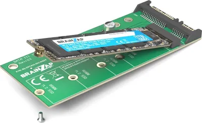 Produktbild von BRAINZAP M.2 M2 NGFF auf 2,5 Zoll SATA 3 III Konverter Adapter Karte 2230 2242 2260 2280 für B, M+B, B+M Key
