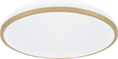 Obrázek produktu pro Stropní plafon moderní bílo-zlatý kulatý Ø28cm neutrální barva LED 12W LINUS Struhm