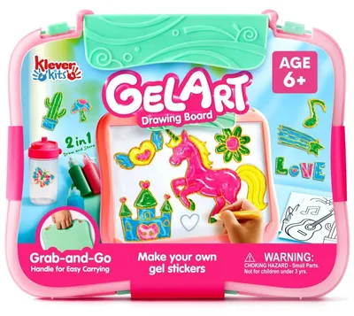 Produktbild von Gel Fun Bastelset für Kinder, Wasserfeen-Haustiere, Fensterkunst, 6-12 Jahre