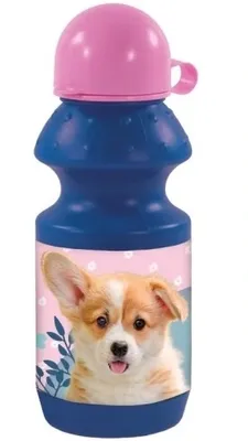 Produktbild von Cleo und Frank Robuste Hunde-Trinkflasche 330ml - Tragbare, bruchsichere Wasserflasche mit innovativer Deform-Technologie für aktive Hunde unterwegs
