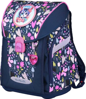 Image de McNeill sac d'école Primo Schoolbag Set 9 pièces In The Garden coloré