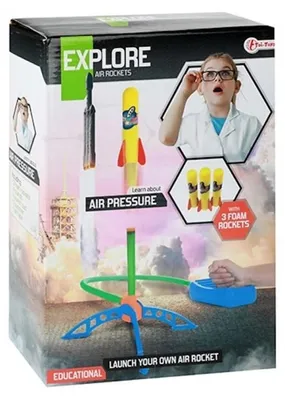Produktbild von Toi-Toys - EXPLORE Luftdruckrakete Experimentierspielzeug Kinder Raketen Rakete