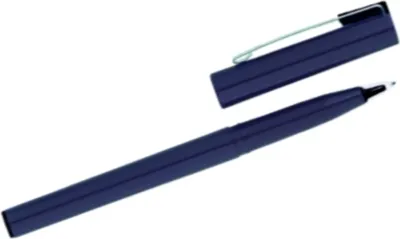 Produktbild von Federschreiber mit Plastikspitze schwarz Packung mit 12 Stück