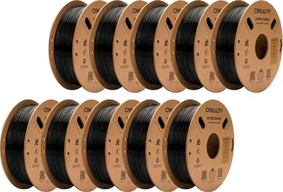 Immagine prodotto di filamento per stampante 3D, tenacità, resistenza chimica, nero 10 kg
