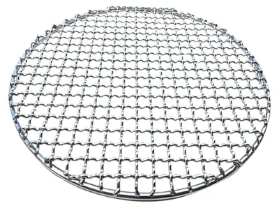 Grillroster Edelstahl 38 cm, antihaftbeschichtet, silber