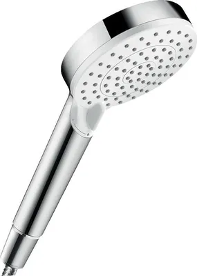 Produktbild von Dusche mit 3 Strahlarten, 10 cm, Weiß/Chrom