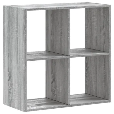 Obrázek produktu pro vidaXL Knihovna Grey Sonoma 68,5x32x68,5 cm Materiál na bázi dřeva