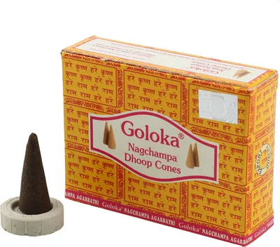 Produktbild von Räucherkegel - Goloka Nagchampa- Räucherkerze