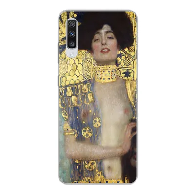 Produktbild von MuchoWow® Handyhülle Schutzhülle Hülle für Samsung Galaxy A70 Judith - Gustav Klimt Silikon Softcase Handy Hülle - Schutzhaube