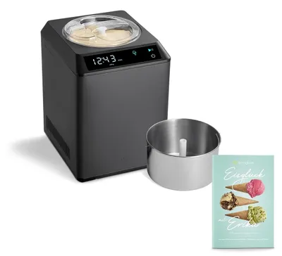 Produktbild von Eismaschine Joghurtbereiter Eiscreme-Maschine - 2,5 l - Kompressor 250 W - Edelstahl - Touch-Display