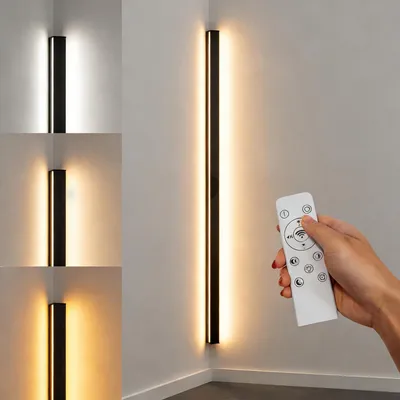 Obrázek produktu pro LED nástěnné svítidlo s dálkovým ovládáním a stmívatelným světlem