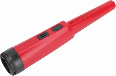 Productafbeelding van Draagbare, handzame metaaldetector - Kinderslotfunctie - Scantool - Positioneringsstok, rood