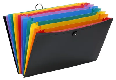 Imagen del producto de Viquel 111667, Archivador para sobres, polipropileno (PP), , azul, verde, naranja, violeta, rojo, amarillo, diseño de paisaje, tamaño A4, 1 unidad