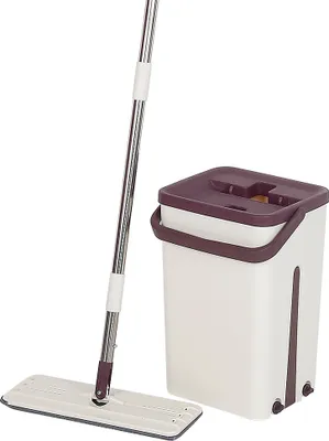 Produktbild von Bodenwischer Flat Mop Bodenreinigungs-Mopp-Eimer-Reinigungswerkzeugen Trockene und nasse Trennung