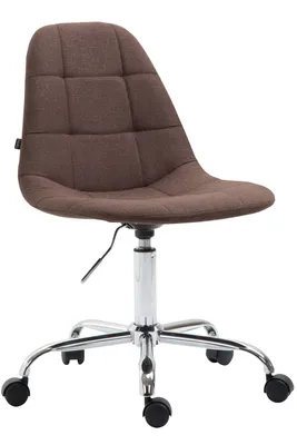 Produktbild von In And OutdoorMatch Bürostuhl Dannie – Braun – Stoff – Hochwertige Polsterung – Bequemer Bürostuhl – Klassischer Look