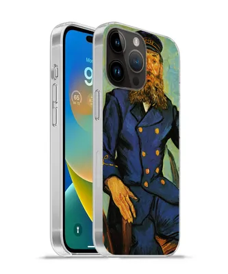 Produktbild von MuchoWow® Handyhülle Schutzhülle Hülle für Apple iPhone 14 Pro - Softcase Porträt von Joseph Roulin - Vincent van Gogh Silikon Softcase Handy Hülle - Umschlag