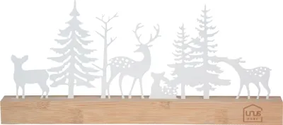 Produktbild von UNUS Deko Aufsteller Wald-Silhouette Herbst-, Winter- und Weihnachtsdeko