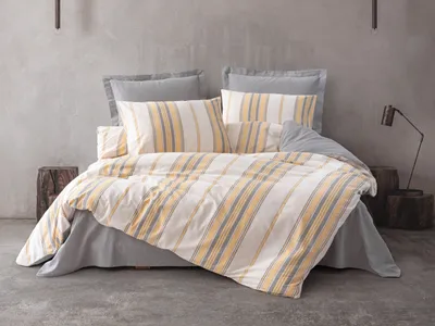 Immagine prodotto di L'Essentiel Linge de Maison, Tribus - Yellow, set copripiumino per letti super king size (FR), giallo, 50% COTONE / 50% POLIESTERE, 260 x 220 cm