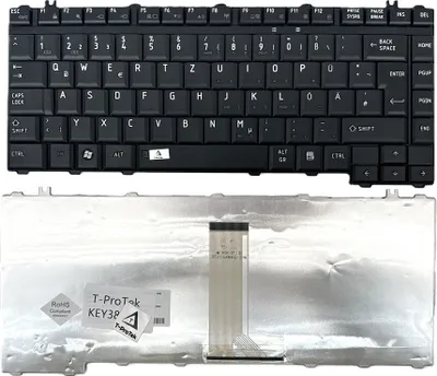 Obrázek produktu pro GERMAN - černá klávesnice MATT Keyboard kompatibilní s Toshiba Satellite A355, A355D