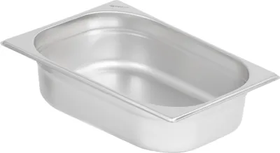 Immagine prodotto di Contenitore GN per pasti 1/2, altezza 100 mm, contenitore per catering in acciaio inox, adatto a piatti di portata
