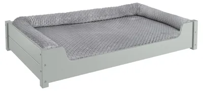 Produktbild von Kuscheliges Haustierbett extra groß 120x70 cm, Kiefer grau V-30.32-G-120x70